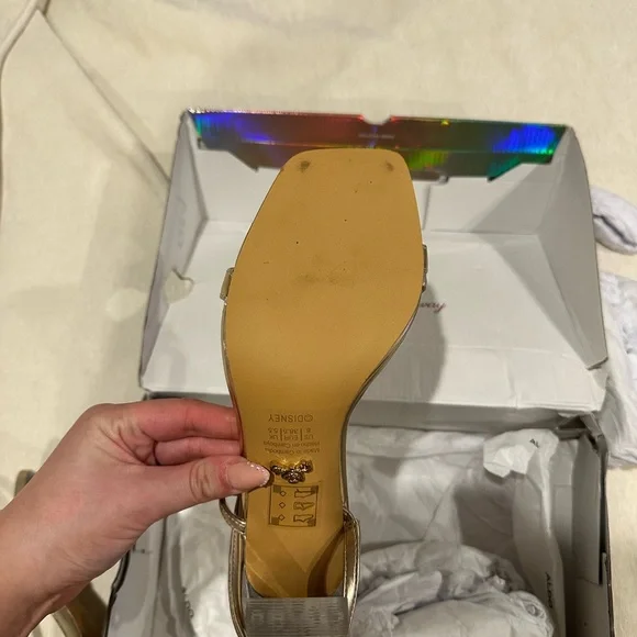 TAKING OFFERS Disney X Aldo Rosestep Sandal Belle Princess Collection - Picture 6 of 8